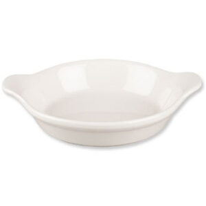 Churchill Super Vitrified Cookware Large Round Eared Dish White 590ml/20.8oz