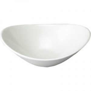 Churchill Vitrified Orbit – Large Oval Coupe Bowl (10″ x 8 1/4″ 21oz)