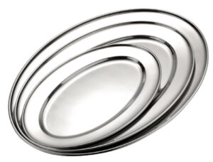 Stainless Steel Oval Meat Flats