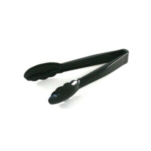 Black Polycarbonate Utility Tongs 9"-0