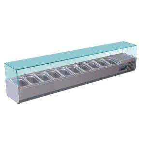 Polar G-Series Countertop Prep Fridge 10 1/4GN Pans