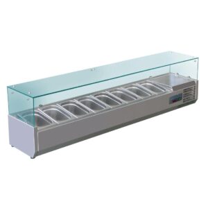 Polar G-Series Countertop Prep Fridge 8 1/4GN Pans