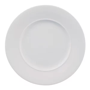 An image of an Alchemy Fine China Ambience Standard Rim Plate White 16.5cm