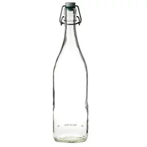 An image of an Artis Ceramic Flip Top Bottle With Blue Washer