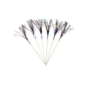 an image of Cocktail Decoration Glitter Sticks MulticolouRed