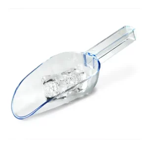 clear plastic ice scoop