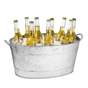 Large Stainless Steel Beverage Tub