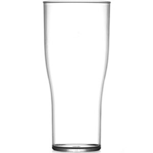 BBP Tulip Polycarbonate Pint Glass 570ml/20oz Nucleated UKCA/CE