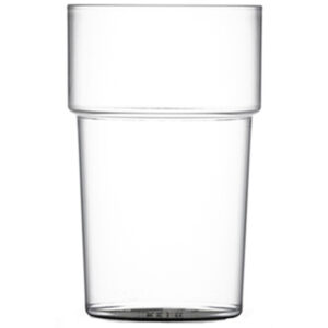 BBP Clear Rigid Polystyrene Pint Glass 568ml/20oz UKCA/CE