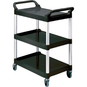 Rubbermaid Compact Utility Trolley Black