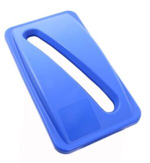 Slim Jim Lid Blue (Slotted for Paper)