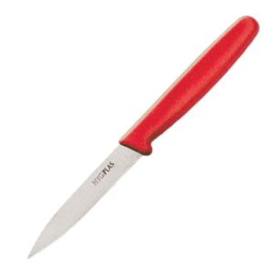 Hygiplas Paring Knife 3″ Red