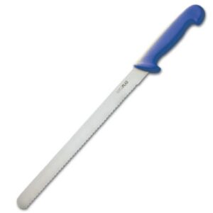 Hygiplas Serrated Slicer Knife 12" Blue-0