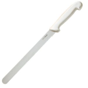 Hygiplas Serrated Slicer Knife 10" White-0