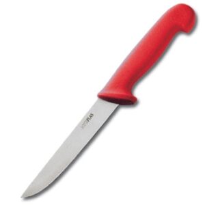 Hygiplas Stiff Boning Knife Red 15.2cm/6"