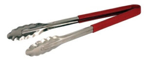 Red Colour Coded Tongs 12"-0