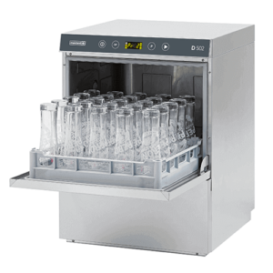 Maidaid D502 Glasswasher With Drain Pump (500mm Basket)