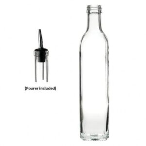 Square Oil Bottle Drizzler 25cl 9oz