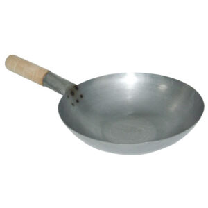 Mild Steel Wok 10″ Flat Base