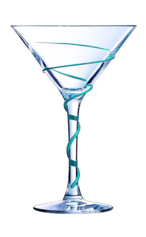 Arcoroc Spyro Blue Martini Glass 200ml/7oz