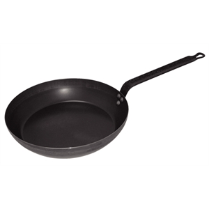 Vogue Black Iron Fry Pan 14"-0