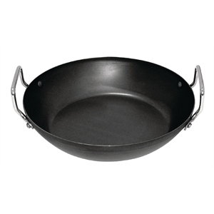 Vogue Black Iron Paella Pans