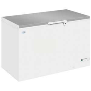 Interlevin Stainless Steel Lid Chest Freezer 447Ltr LHF460SS