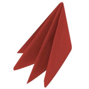 3 PLY Red Napkins 40cm x 40cm