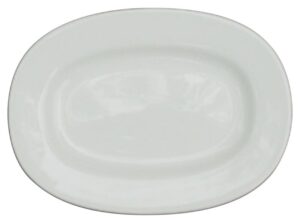 Churchill Alchemy White – Rimmed Oval Dish