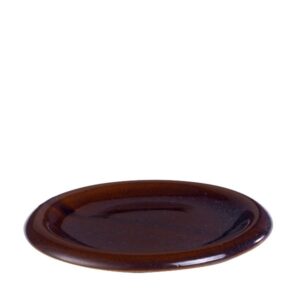 Churchill Vitrified Bit On The Side – 5.75″ Cinnamon Lid / Side Plate