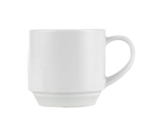 Churchill Art De Cuisine Beverage – Stacking Tea Cup 7.50oz (Slanted)