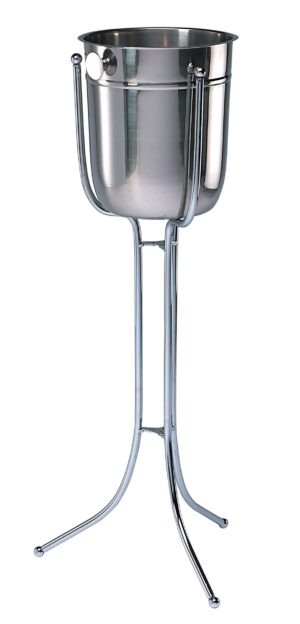 Folding Chrome Plated Wine Bucket Stand