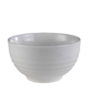 Churchill Vitrified Bit On The Side – 19.7oz White Ripple Bowl