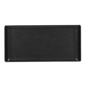 Churchill Alchemy Buffet Rectangular Tray Black 11 3/4" x 5 3/4"