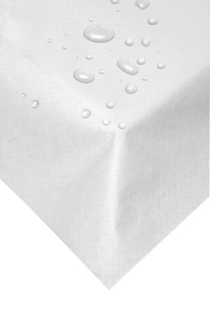 White 120cm x 120cm Swansilk Tablecovers-0