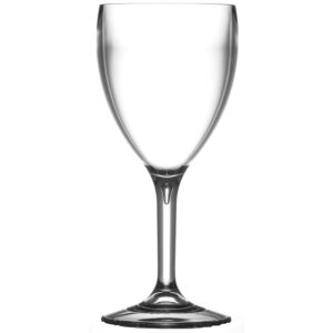 BBP Premium Polycarbonate Wine Glass 312ml/11oz Lined (125ml,175ml & 250ml) UKCA/CE