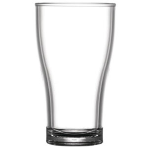 BBP Polycarbonate Conical Tulip Half Pint Glass 284ml/10oz Nucleated UKCA/CE