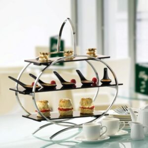 Steel & Acrylic Tiered Cake Stands