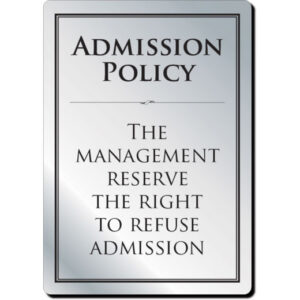 Admission Policy