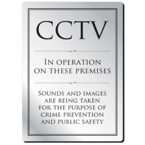 CCTV In Operation (Framed)