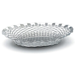 Stainless Steel Oval Basket 11.3/4″ x 9.1/4″