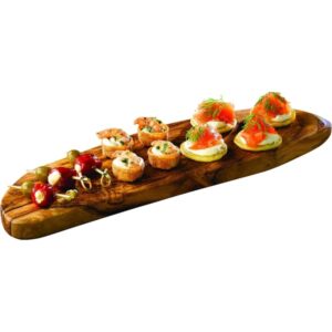 Olive Wood Rustic Platter (Medium)-0