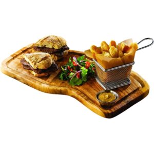 Olive Wood Serving Board w/ Groove