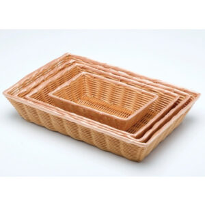 Rectangular PolyWicker Basket 10″ x 7″ x 2.5″