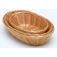 Oval PolyWicker Basket 9″ x 6″ x 2.25″