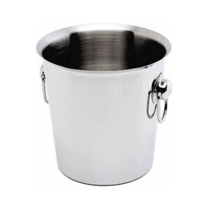 Stainless Steel Wine Bucket with Ring Handles