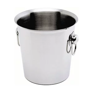 Stainless Steel Wine Bucket with Ring Handles