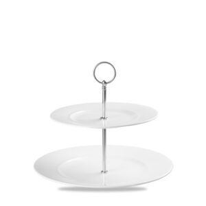 Alchemy 2 Tier Plate Tower | Cake Stand (China)