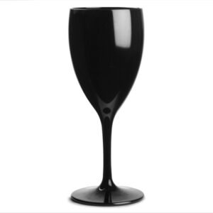 Nipco Black Polycarbonate Vino Wine Glass 340ml/12oz