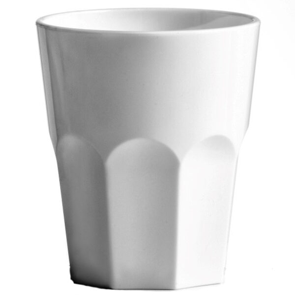 Granity White Acrylic Tumbler Glass 9oz